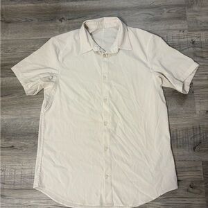 lululemon athletica Men's Light Tan Button Down Shirt